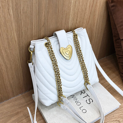 

Retro chain bag summer ins senior sense of foreign style womens bag new 2019 fashion shoulder slung bucket bag