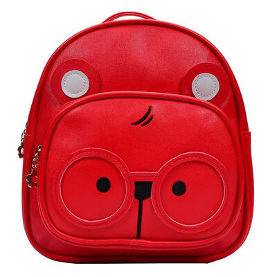 

Cute Cartoon Kids Pupils PU Backpacks Waterproof Zipper Travel Shoulder Bag