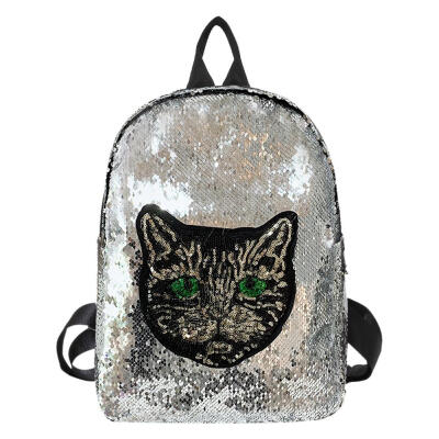 

Cute Sequins Animal Pattern Travel Backpacks Women Knapsack School Bags