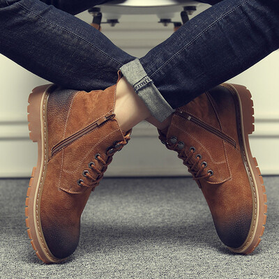 

Martin boots mens high to help Chelsea England leather mens shoes retro tooling boots desert boots