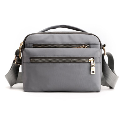 

Mother canvas bag woman oblique satchel bag light nylon middle-aged&old lady one shoulder back small satchel bag