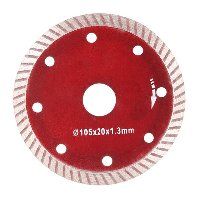 

1051320mm Diamond Cutting Disc Saw Bit Continuous Turbo Diamond Blade with 8 Cooling Holes 20mm Inner Diameter Ceramic Incising