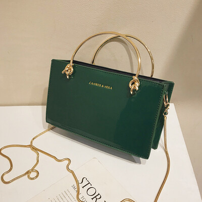 

New texture casual bag female 2019 new Korean version of the wild single shoulder slung fashion portable chain small square bag