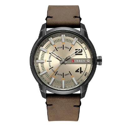 

Curren Fashion Leather Watches Men Quartz Analog Date Clock Male Wristwatches Relogio Masculino