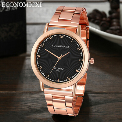 

Gobestart Mens Watch Steel Band Business Fashion Watch Quartz Watch