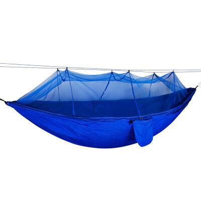 

Outdoor Mosquito Net Parachute Hammock Camping Hanging Sleeping Swing Bed