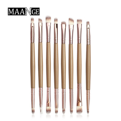 

Toponeto 8 Pcs Double Head Eye Shadow Brush And Makeup Brush Set