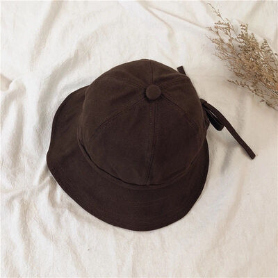 

Korean version of bow-tie fishermans hat sunshade leisure Baitao Japanese duck tongue students fold sunscreen hat Female Summer