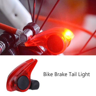 

Greensen Mini Rainproof LED Safety Warning Bicycle Brake Light Red Lamp for Night RidingBike Safety Light Bike Brake Tail Light