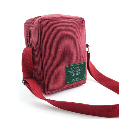 

Tailored Women Fashion Handbag Corduroy Shoulder Bag Large Tote Ladies Purse BK