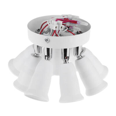 

Adjustable E27 Splitter 359 Head Lamp Base LED Bulb Holder Adapter Socket