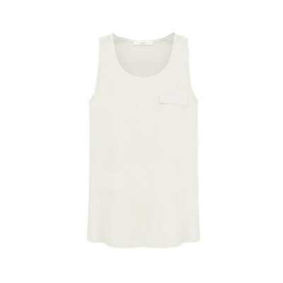 

New Fashion Women Tank Top Candy Color Round Neck Sleeveless Pocket Shirt Blouse Tops Royal Blue