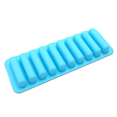 

Toponeto Rectangle Bakeware Cookie Candy Pastry Chocolate Finger Bar Silicone Mold