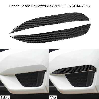 

Car Fog-lamp Eyebrow Stickers Automobile Headlamp Trim Fit for Honda FitJazzGK53RDGEN 2014-2018 Vehicle Refitting Accessories