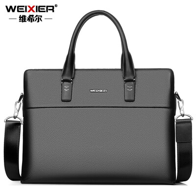 

Mens bag handbag leather bag shoulder bag Messenger bag head layer leather casual mens business briefcase