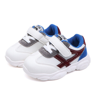 

Kids Boys Girls Breathable Mixed Color Anti-Slip Shoes Sneakers Soft Soled Bear Pattern Bottom Baby shoes First Walkers