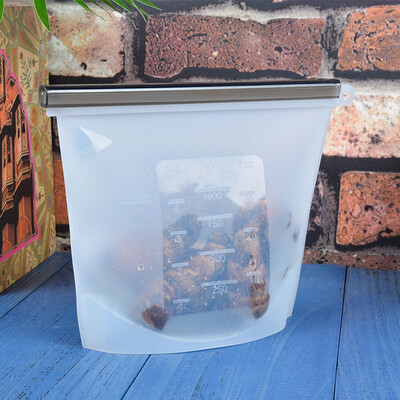 

Outdoor Reusable Silicone Food Bag Sous vide Bag Storage Bag
