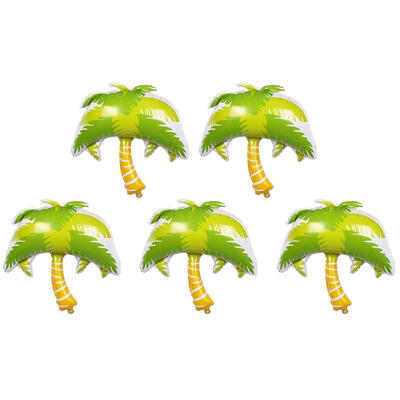 

1pc5pcs Aluminum Film Balloon Coconut Tree Balloon for Home Festival Decor