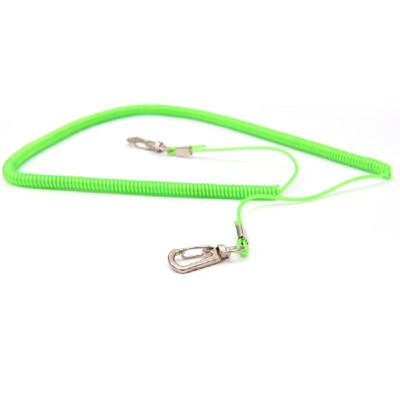 

1PCS 5m Coiled Fish Missed Rope Fish Pole Rod Protector Elastic Plastic Rope Line Fishing Tackle