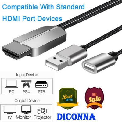 

LD13M-3D Premium Metal HDMI Cable Braided Ultra HD High Speed V20 4K 1080P HDTV