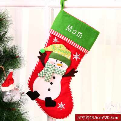 

Christmas Stocking Socks Xmas Santa Snowman Candy Bag Pocket Pedant & Light Pro