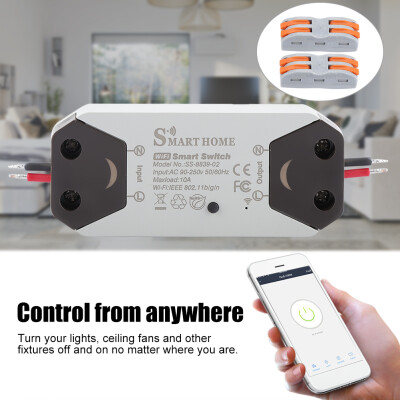 

Greensen DIY WiFi Smart Light Switch Universal Breaker Remote Control Works with Alexa Google Home