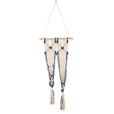 

Greensen Hand-made Plant Hanger Flower Pot Holder Basket String Hanging Rope Wall Decor