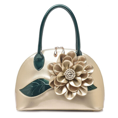 

Tailored Womens Fashion Diagonal Cross Bag Flower Shell Bag High-End Shoulder Bag
