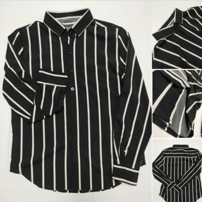 

Luxury Mens Stylish Casual Dress Shirt Slim Fit T-Shirts Formal Long Sleeve