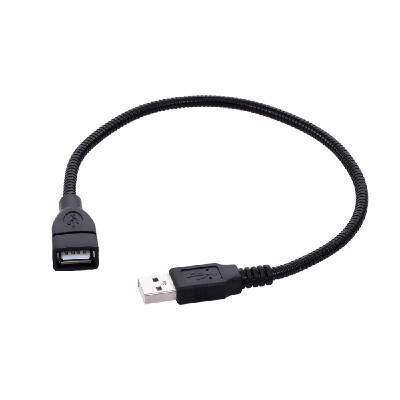 

USB20 Male to Female Cable 35cm USB Extension Cord Fast Speed Data Sync for PC LaptopBlack