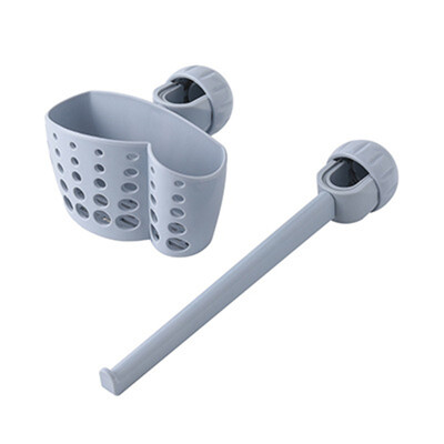 

Kitchen Sink Faucet Sponge Soap Cloth Drain Rack Storage Organizer Holder Shelf