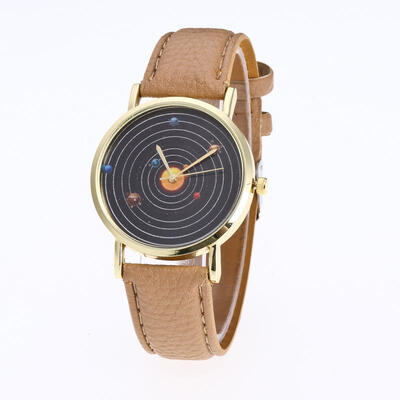 

Creative Design Solar System Watch Fashion Women Quartz Watches Casual Ladies Leather Wrist Watch Relogio Feminino Gift