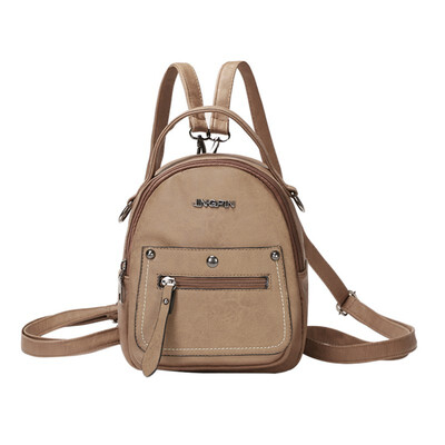 

Fashion Women Leather Small Backpacks High Quality Soft Mini Shoulder Bags for Teenage Girl School Bags FemaleBackpacks