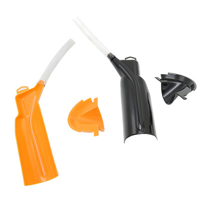 

1 Set Motorcycle Primary Case Oil Fill Drip-Free Oil Funnel Kit Orange Practical