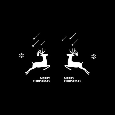 

〖Follure〗New Year Merry Christmas Snowflake Wall Sticker Home Shop Windows Decals Decor