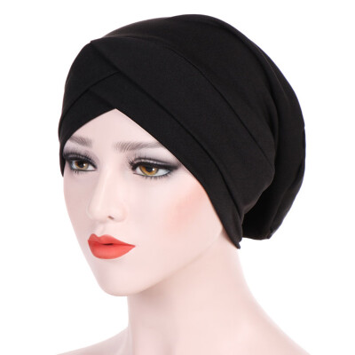 

Women Muslim Hat Cancer Chemo Beanie Ladies Turban Wrap Scarf Cap Head Cover