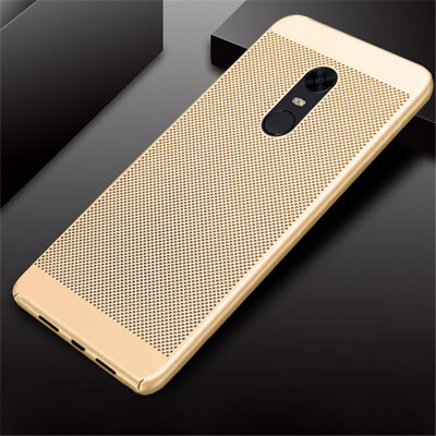 

Goowiiz Phone Case For Xiaomi RedMi Note 5Note 5 ProNote 5A Pro Full Protection Slim Hard PC Breathable Grid Back Cover