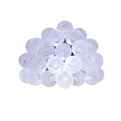 

196FT 30 Bubble Globes Solar LED Fairy String Lights Waterproof with 2 Modes for Indoor Outdoor Home Garden Patio Party Wedding