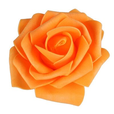 

DIY Real Touch 3D Artificial Foam Rose Head Without Stem for Wedding Party Home Decoration 50pcs Light Green
