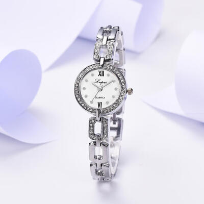 

Top Womens Watches Lvpai Disc Bracelet Fashion With Rhinestone Ladies Clock Casual Gift Wristwatch Luxury Bayan Kol Saati