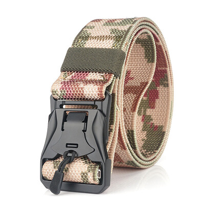 

New Nylon belt Camouflage Insert Buckle Mens belt Tactical belt Fast Multifunction Military training belts Fabric belt 125cm