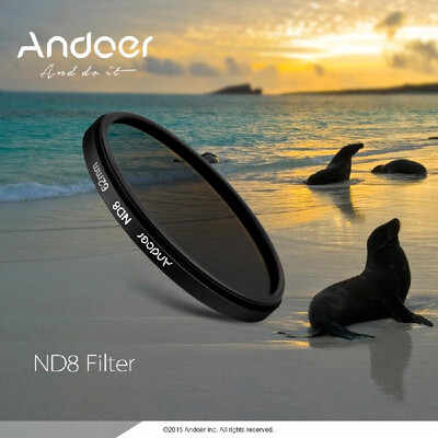 

Andoer 72mm UVCPLND8 Circular Filter Kit Circular Polarizer Filter ND8 Neutral Density Filter with Bag for Nikon Canon Pentax So