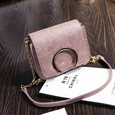 

2019 new fashion womens simple small square bag Korean tide mini bag Joker chain shoulder Messenger bag