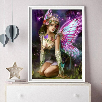 

Fairy Diamond Painting 5D Rhinestones Pictures Diamond Embroidery Full Square Diamond Mosaic Art Christmas Decorations