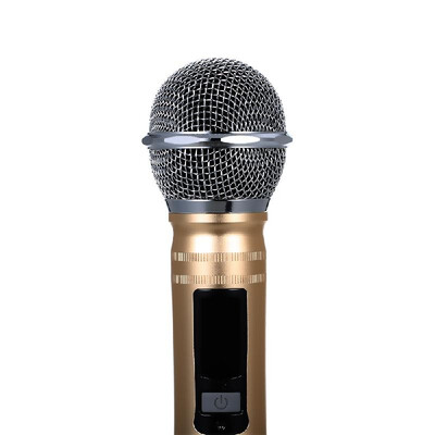 

UHF Wireless Microphone Handheld Microphone KTV Karaoke Mic 2pcs for Meeting Speech