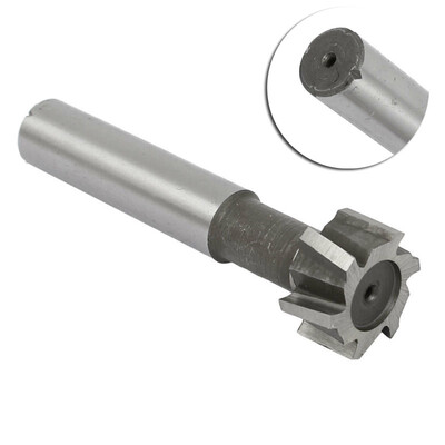 

20mm Cutting Dia HSS 6-Flute Straight Shank T Slot End Mill Milling Cutter NEW