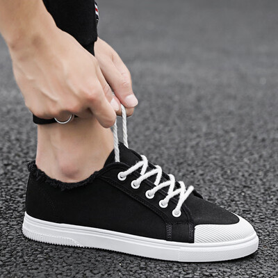 

2019 spring canvas shoes breathable trend wild white shoes casual tide shoes summer new small white shoes mens shoes