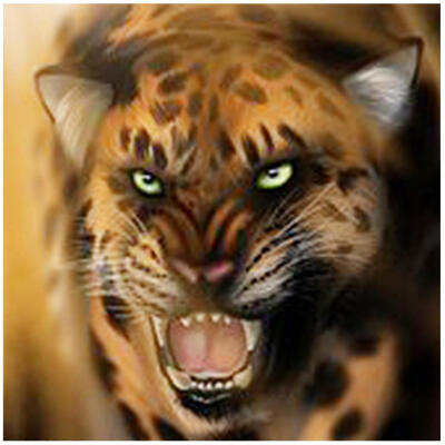 

5D DIY Full Drill Diamond Painting Fierce Tiger Cross Stitch Embroidery Kit