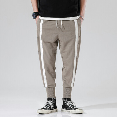 

Gobestart Mens New Fashion Casual Outdoor Pocket Beach Solid Trousers Long Pants