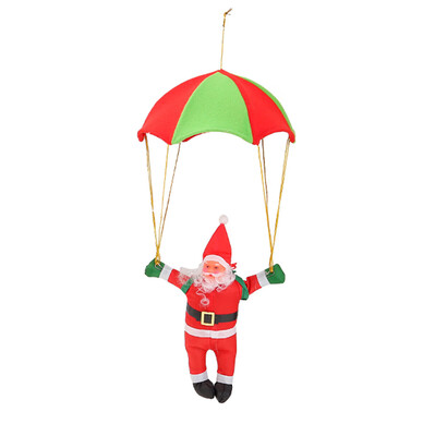 

〖Follure〗Santa Claus In Parachute Christmas Tree Hanging Ornament Xmas Decoration